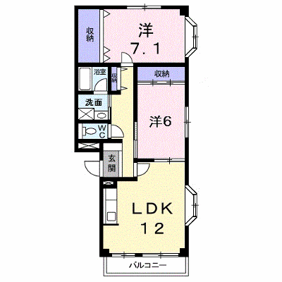 ソレアード・ニシキ 207【管理NO：1-010631101-02060】 ★家具家電は申し込み後に搬入します★ ★2026年11月中旬入居可能★の物件画像
