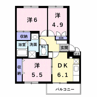 ヴィレッジｓｉ 302【管理NO：1-004916101-03020】 ★家具家電は申し込み後に搬入します★ ★2026年11月中旬入居可能★の物件画像