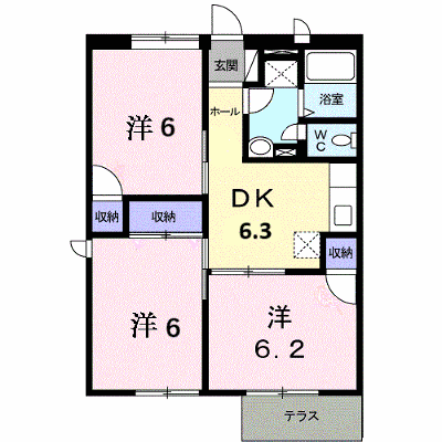 エクセレントハイツⅠ 104【管理NO：1-005436401-01040】 ★家具家電は申し込み後に搬入します★ ★2026年11月下旬入居可能★の物件画像