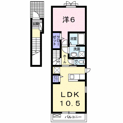 エレガンテ　プレッソⅡＡ棟 201【管理NO：1-019499401-02010】 ★家具家電は申し込み後に搬入します★ ★2026年11月下旬入居可能★の物件画像