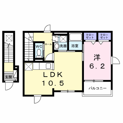 東風家 202【管理NO：1-028846901-02020】 ★家具家電は申し込み後に搬入します★ ★2027年02月上旬入居可能★の物件画像