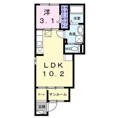東風家 101【管理NO：1-028846901-01010】 ★家具家電は申し込み後に搬入します★ ★2027年02月上旬入居可能★の物件画像