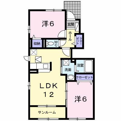 くれよんハウス 103【管理NO：1-017992001-01030】 ★家具家電は申し込み後に搬入します★ ★2026年11月中旬入居可能★の物件画像