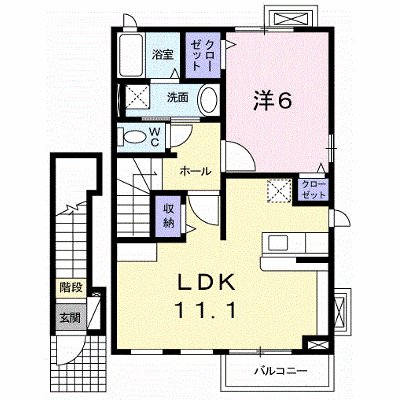 ポラリスⅢ 203【管理NO：1-015856901-02030】 ★家具家電は申し込み後に搬入します★ ★2026年11月上旬入居可能★の物件画像