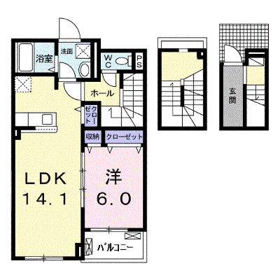 ラフィーネ 302【管理NO：1-025015001-03020】 ★家具家電は申し込み後に搬入します★ ★2026年11月中旬入居可能★の物件画像