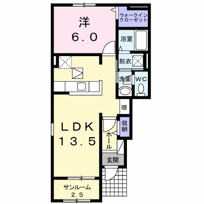 リキティルⅡ 101【管理NO：1-022880601-01010】 ★家具家電は申し込み後に搬入します★ ★2026年11月下旬入居可能★の物件画像