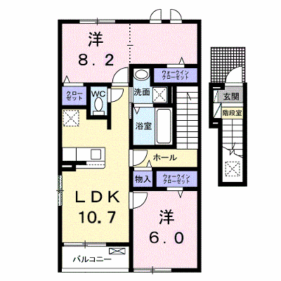 プリムヴェール　ヒルズ　Ⅲ 205【管理NO：1-028679901-02050】 ★家具家電は申し込み後に搬入します★ ★2027年03月上旬入居可能★の物件画像