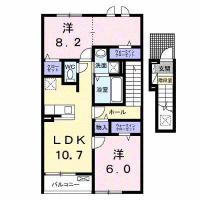 プリムヴェール　ヒルズ　Ⅲ 204【管理NO：1-028679901-02040】 ★家具家電は申し込み後に搬入します★ ★2027年03月上旬入居可能★の物件画像