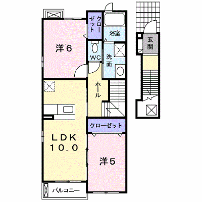 ルックス・ベリターティス 204【管理NO：1-016688801-02040】 ★家具家電は申し込み後に搬入します★の物件画像
