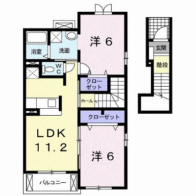サンブリーズ 201【管理NO：1-020432001-02010】 ★家具家電は申し込み後に搬入します★ ★2026年11月中旬入居可能★の物件画像