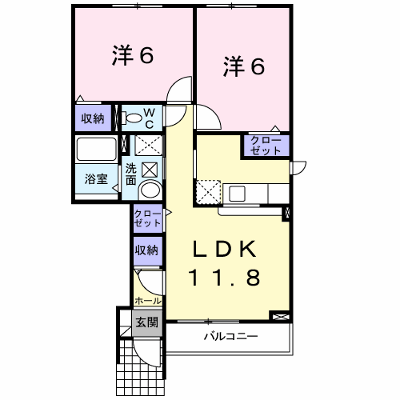 ブリーゼ０３ 102【管理NO：1-014769501-01020】 ★家具家電は申し込み後に搬入します★ ★2026年12月上旬入居可能★の物件画像