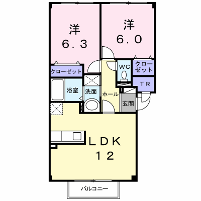 ミニヨン・アンジュⅠ 203【管理NO：1-014321401-02030】 ★家具家電は申し込み後に搬入します★ ★2026年12月中旬入居可能★の物件画像