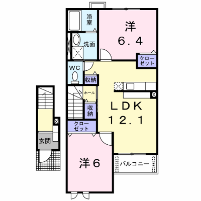 フェアリー　アイリス 203【管理NO：1-014415401-02030】 ★家具家電は申し込み後に搬入します★ ★2026年11月下旬入居可能★の物件画像