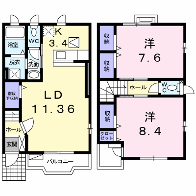 ニュークレストール　ミョーギ 102【管理NO：1-017799101-01020】 ★家具家電は申し込み後に搬入します★ ★2026年10月下旬入居可能★の物件画像