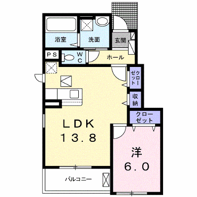 アンシエルＲ 101【管理NO：1-025655201-01010】 ★家具家電は申し込み後に搬入します★の物件画像