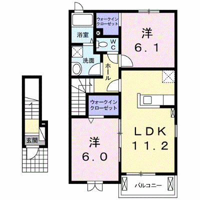 カーサ　ブローテⅣ 205【管理NO：1-018524201-02040】 ★家具家電は申し込み後に搬入します★の物件画像