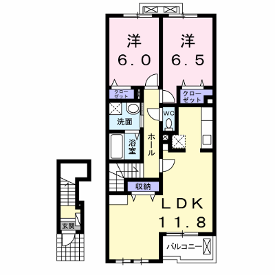 ガローファノ 202【管理NO：1-020420001-02020】 ★家具家電は申し込み後に搬入します★ ★2026年11月下旬入居可能★の物件画像