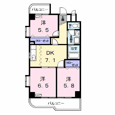 ネクステージ・あらこ 203【管理NO：1-005363401-02030】 ★家具家電は申し込み後に搬入します★ ★2026年12月中旬入居可能★の物件画像