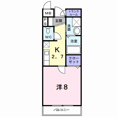 グリーンピア中川Ⅱ号館 103【管理NO：1-011066301-01030】 ★家具家電は申し込み後に搬入します★ ★2026年11月下旬入居可能★の物件画像