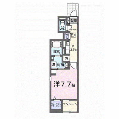 メゾン・ド・リーヴ　弥永 106【管理NO：1-028610201-01060】 ★家具家電は申し込み後に搬入します★ ★2027年02月下旬入居可能★の物件画像