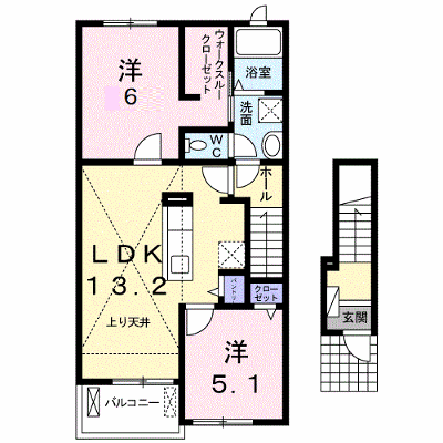 グレイスサクラ 203【管理NO：1-022751601-02030】 ★家具家電は申し込み後に搬入します★ ★2026年12月上旬入居可能★の物件画像