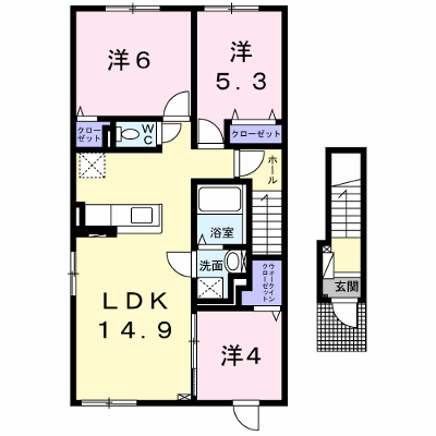 ｃｉｅｌｏ　Ⅱ 201【管理NO：1-024925001-02010】 ★家具家電は申し込み後に搬入します★ ★2026年11月下旬入居可能★の物件画像