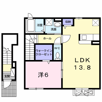 スペラーレ 202【管理NO：1-021265201-02020】 ★家具家電は申し込み後に搬入します★の物件画像