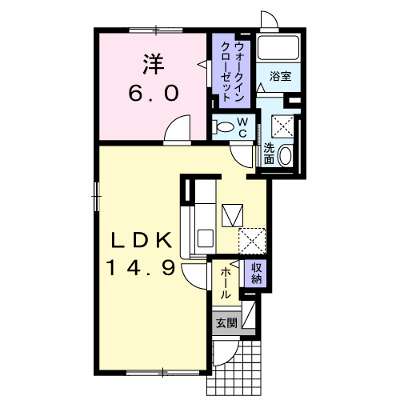 グランディオスⅡ 101【管理NO：1-020840501-01010】 ★家具家電は申し込み後に搬入します★ ★2026年11月上旬入居可能★の物件画像