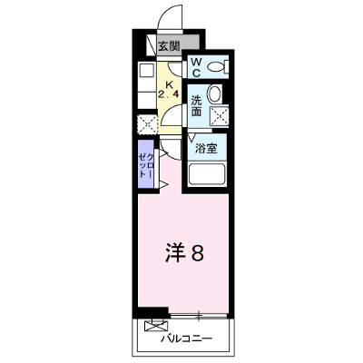 Ｊ・Ｊ・Ｔ　Ⅱ 304【管理NO：1-025749501-03040】 ★家具家電は申し込み後に搬入します★の物件画像