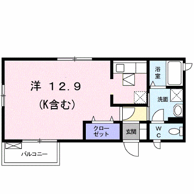 カーサ　フェリーチェ 103【管理NO：1-015675001-01030】 ★家具家電は申し込み後に搬入します★ ★2026年10月下旬入居可能★の物件画像