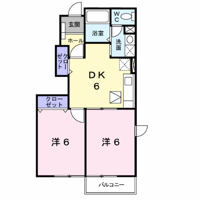 サンクローレⅡ 101【管理NO：1-010416201-01010】 ★家具家電は申し込み後に搬入します★の物件画像