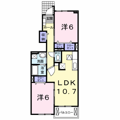 ジラソーレ 102【管理NO：1-015074801-01020】 ★家具家電は申し込み後に搬入します★ ★2026年12月中旬入居可能★の物件画像