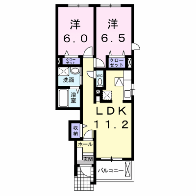 ラ・カーサ 105【管理NO：1-016149301-01040】 ★家具家電は申し込み後に搬入します★ ★2026年12月中旬入居可能★の物件画像