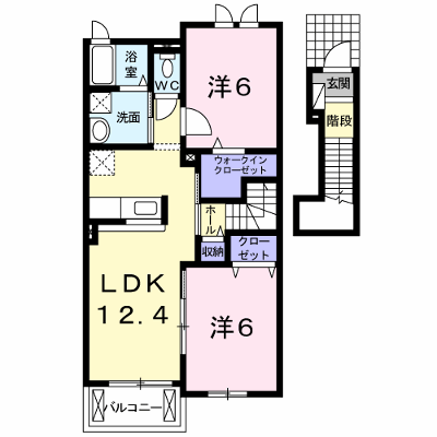 メゾンプラシード　Ⅱ 203【管理NO：1-015998302-02030】 ★家具家電は申し込み後に搬入します★ ★2026年12月上旬入居可能★の物件画像