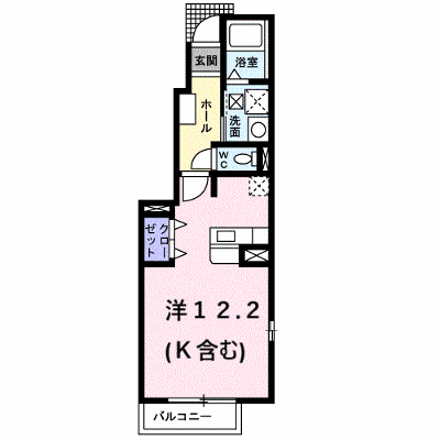 アーバンハイツ小松Ｄ 101【管理NO：1-013431401-01010】 ★家具家電は申し込み後に搬入します★ ★2026年12月中旬入居可能★の物件画像