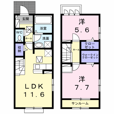 カーディナル 101【管理NO：1-026971301-01010】 ★家具家電は申し込み後に搬入します★ ★2026年11月下旬入居可能★の物件画像