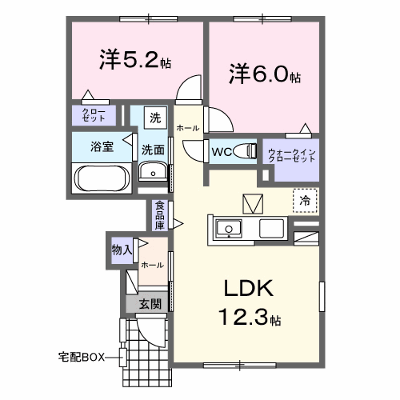 ニュー青雲Ⅲ 102【管理NO：1-027590902-01020】 ★家具家電は申し込み後に搬入します★ ★2026年11月上旬入居可能★の物件画像
