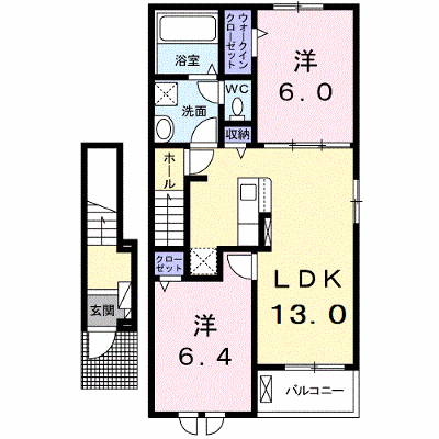 栗原志波姫館　壱番館 204【管理NO：1-026857001-02040】 ★家具家電は申し込み後に搬入します★ ★2026年12月中旬入居可能★の物件画像