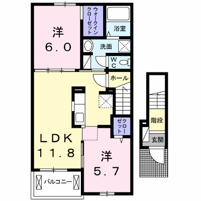 チェリーブロッサムⅢ 202【管理NO：1-022181801-02020】 ★家具家電は申し込み後に搬入します★ ★2026年12月中旬入居可能★の物件画像