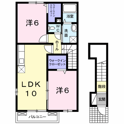 サンスクエアＢ 201【管理NO：1-016385502-02010】 ★家具家電は申し込み後に搬入します★ ★2026年12月中旬入居可能★の物件画像
