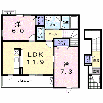 デスパシオＢ 201【管理NO：1-015776602-02010】 ★家具家電は申し込み後に搬入します★ ★2026年12月中旬入居可能★の物件画像