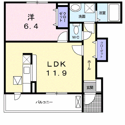 エスターテ 103【管理NO：1-013827201-01030】 ★家具家電は申し込み後に搬入します★ ★2026年12月上旬入居可能★の物件画像