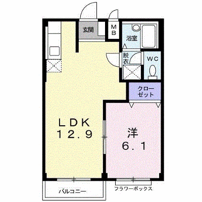 エルディム茂作 202【管理NO：1-004108301-02020】 ★家具家電は申し込み後に搬入します★ ★2026年11月下旬入居可能★の物件画像