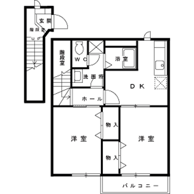 リヴィエールⅠ 201【管理NO：1-007848001-02010】 ★家具家電は申し込み後に搬入します★ ★2026年12月上旬入居可能★の物件画像