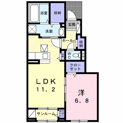 ブランノワール 102【管理NO：1-027810801-01020】 ★家具家電は申し込み後に搬入します★ ★2026年11月中旬入居可能★の物件画像