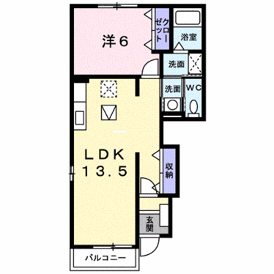 サン・ボヌールⅡ 101【管理NO：1-013200301-01010】 ★家具家電は申し込み後に搬入します★ ★2026年11月下旬入居可能★の物件画像