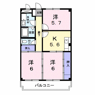 マンションカメリア 303【管理NO：1-002484101-03030】 ★家具家電は申し込み後に搬入します★ ★2026年12月中旬入居可能★の物件画像