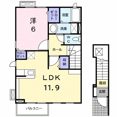 マンダリン　ヴィル　Ⅰ 201【管理NO：1-015715301-02010】 ★家具家電は申し込み後に搬入します★ ★2026年12月上旬入居可能★の物件画像