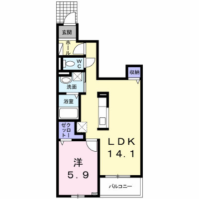 オアシス 105【管理NO：1-023301101-01040】 ★家具家電は申し込み後に搬入します★ ★2026年11月上旬入居可能★の物件画像