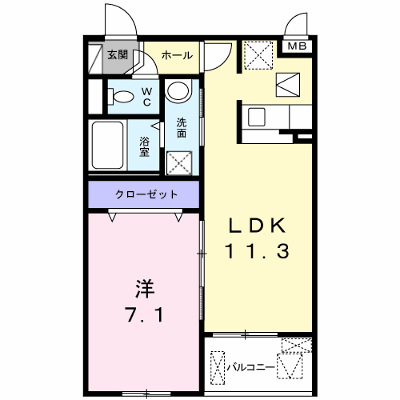 アルバグランデ 101【管理NO：1-022639701-01010】 ★家具家電は申し込み後に搬入します★ ★2026年12月上旬入居可能★の物件画像